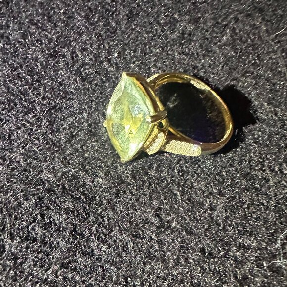Effy Green Quartz & Diamond Ring Set in-Karat Gold - Picture 1 of 9